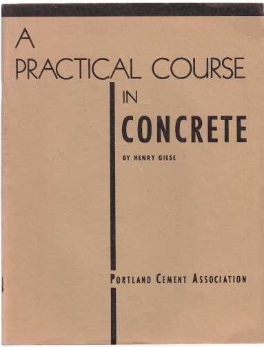 Image for A Practical Course in Concrete