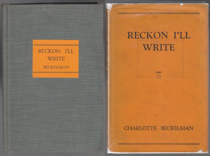 Image for Reckon I'll Write