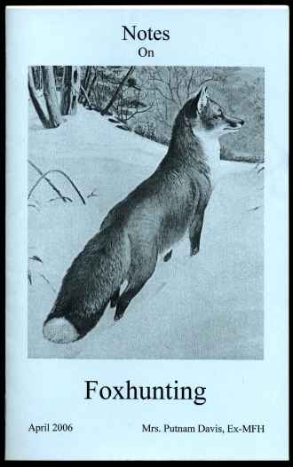 Image for Notes on Foxhunting SIGNED