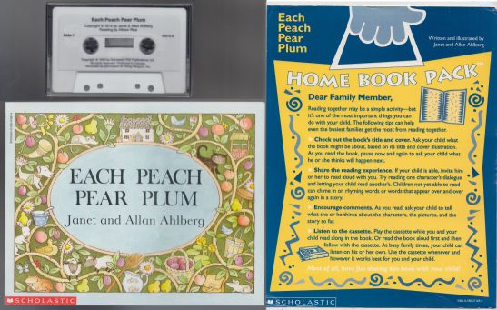 Image for Each Peach Pear Plum  Home Book Pack  Includes Cassette Tape and Instruction Card Book Summary