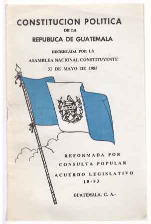 Image for Constitucion Politica De La Republica De Guatemala Decretada por La asamblea Nacional constituyente 31 De Mayo De 1985