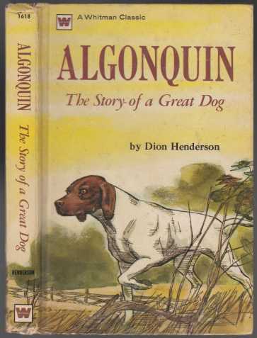 Image for Algonquin The Story of a Great Dog