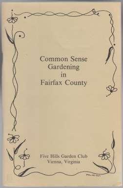 Image for Common Sense Gardening In Fairfax County  (Virginia)