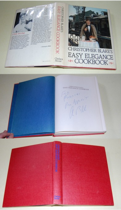 Image for Christopher Blake's Easy Elegance Cookbook  SIGNED