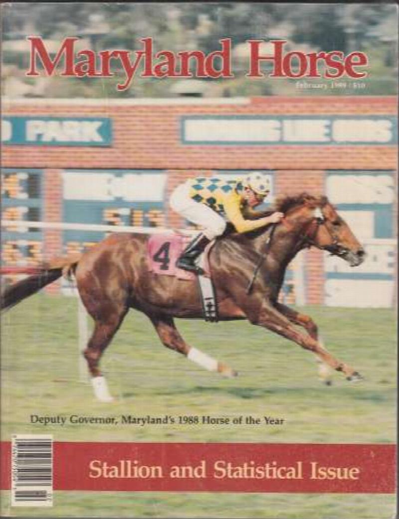 Image for Maryland Horse February 1989 Stallion and Statistical Issue. Vol 55., No.2