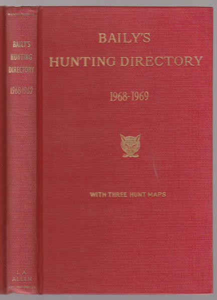 Image for Baily's Hunting Directory 1968-69 Vol. 62