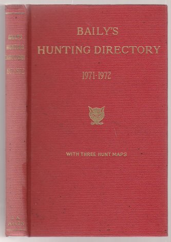Image for Baily's Hunting Directory with Hunt Maps 1971-72 Number 65