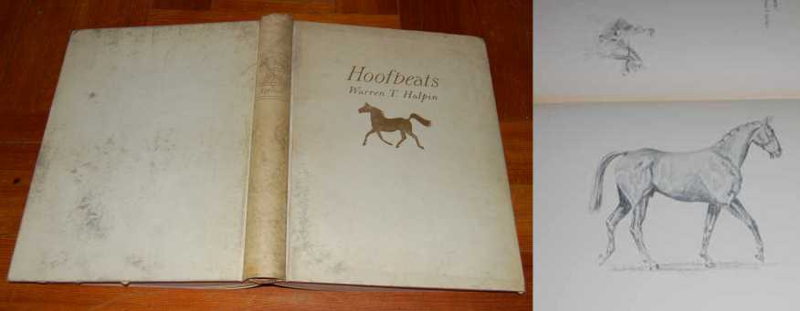 Image for Hoofbeats Drawings and Comments. Signed Limited Numbered #117/150 in Full Vellum