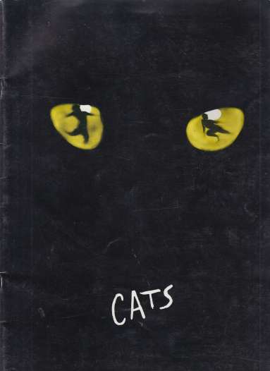 Image for Cats  Broadway Play Souvenir Brochure w/Cast of Characters Brief Bio Sheet Laid in