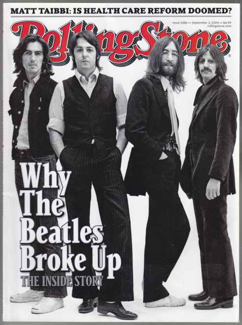 Image for Rolling Stone Why The Beatles Broke Up Issue 1086 September 3, 2009