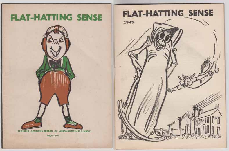 Image for Flat-Hatting Sense Aug 1943. Wise-guy, Show-Off's Warning Pamphlet