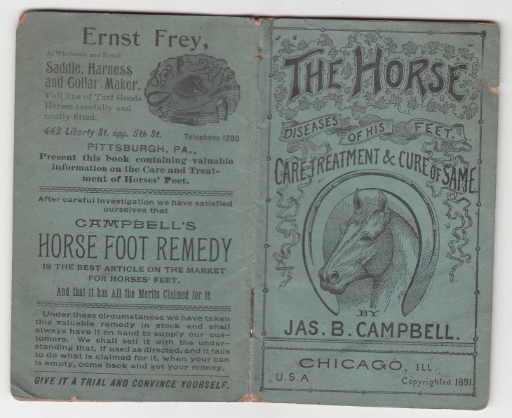 Image for The Horse  Diseases Of His Feet  Care, Treatment & Cure of Same