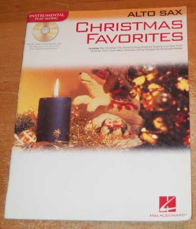 Image for Christmas Favorites Alto Sax BK/CD Instrumental Play-Along