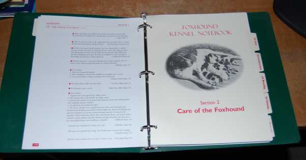 Image for Foxhound Kennel Notebook Third Edition Three Ring Binder