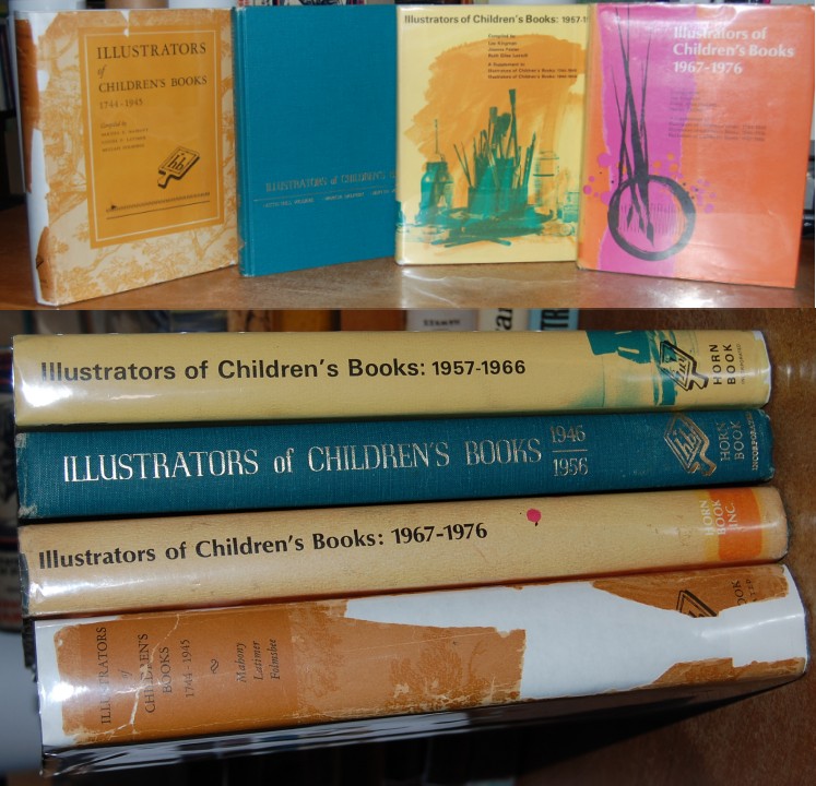 Image for Illustrators of Children's Books 1744-1945, 1946-1956, 1957-1966, 1967-1976, Four Vols, 3 in DJ, 2 Exlib Nice Set!