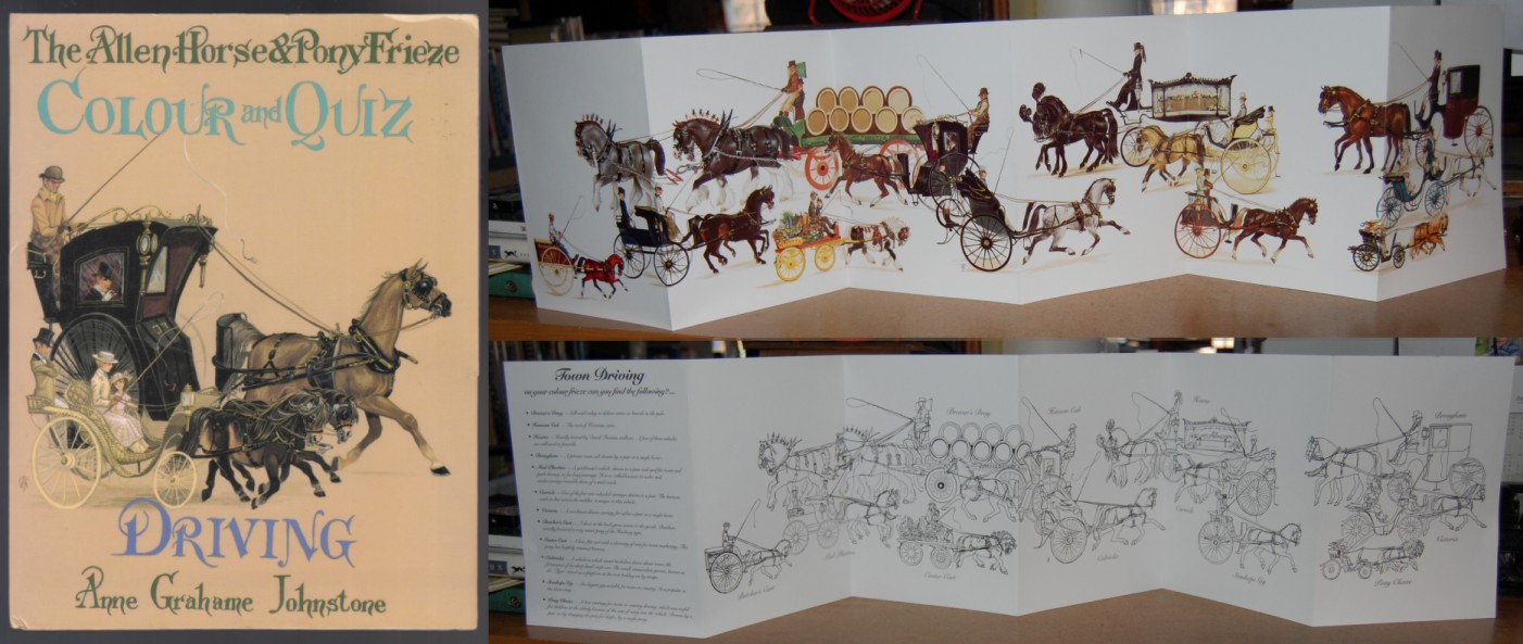 Image for The Allen Horse & Pony Frieze  A Colour Quiz on Driving