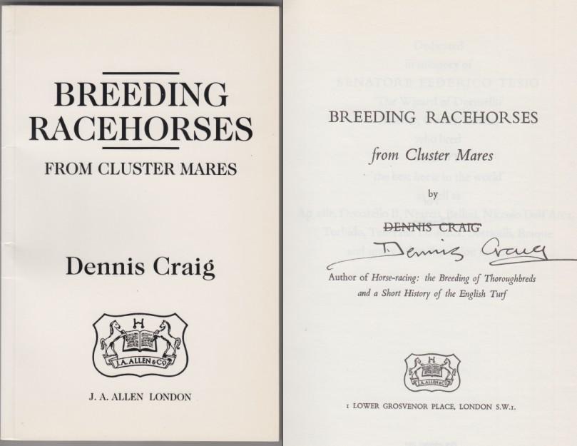 Image for Breeding Racehorses From Cluster Mares  SIGNED