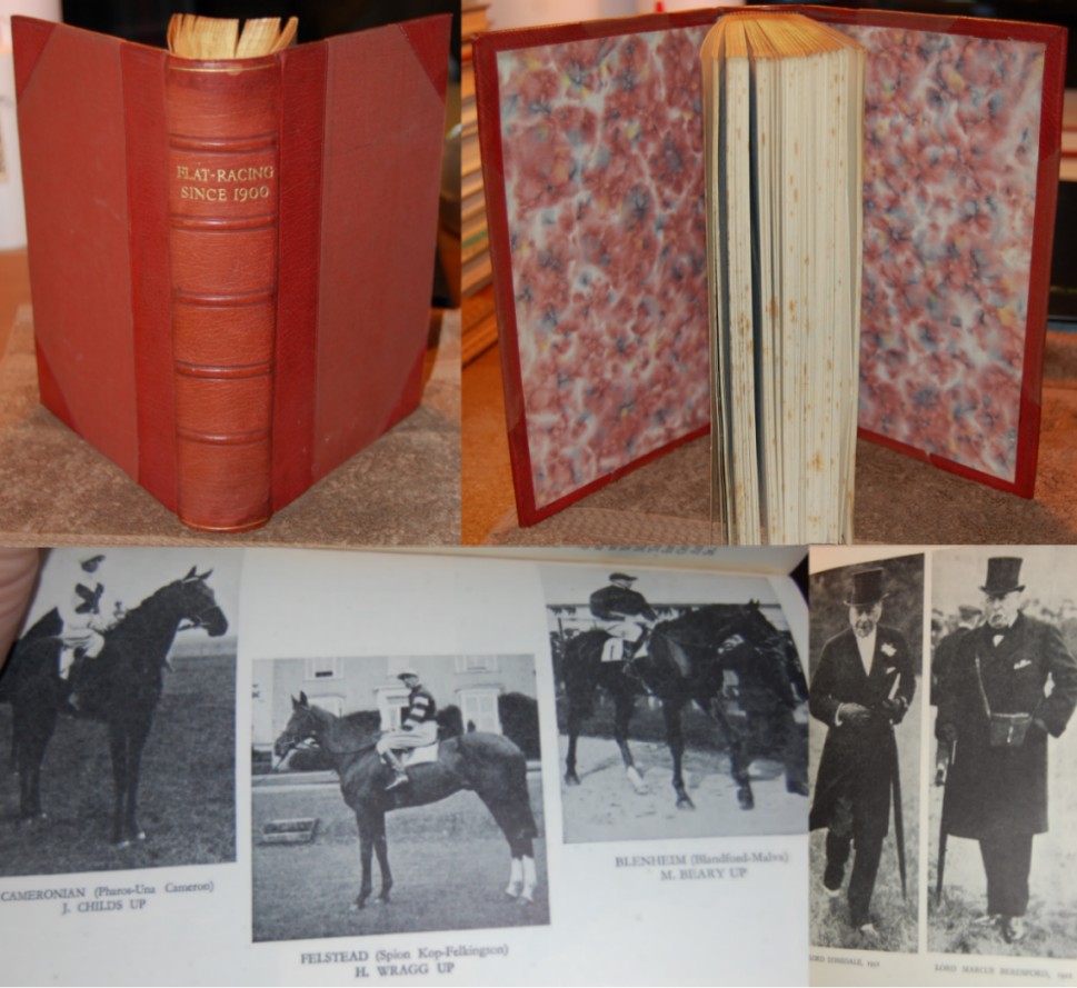 Image for Flat-Racing Since 1900  Limited Numbered Leather Bound Hardcover