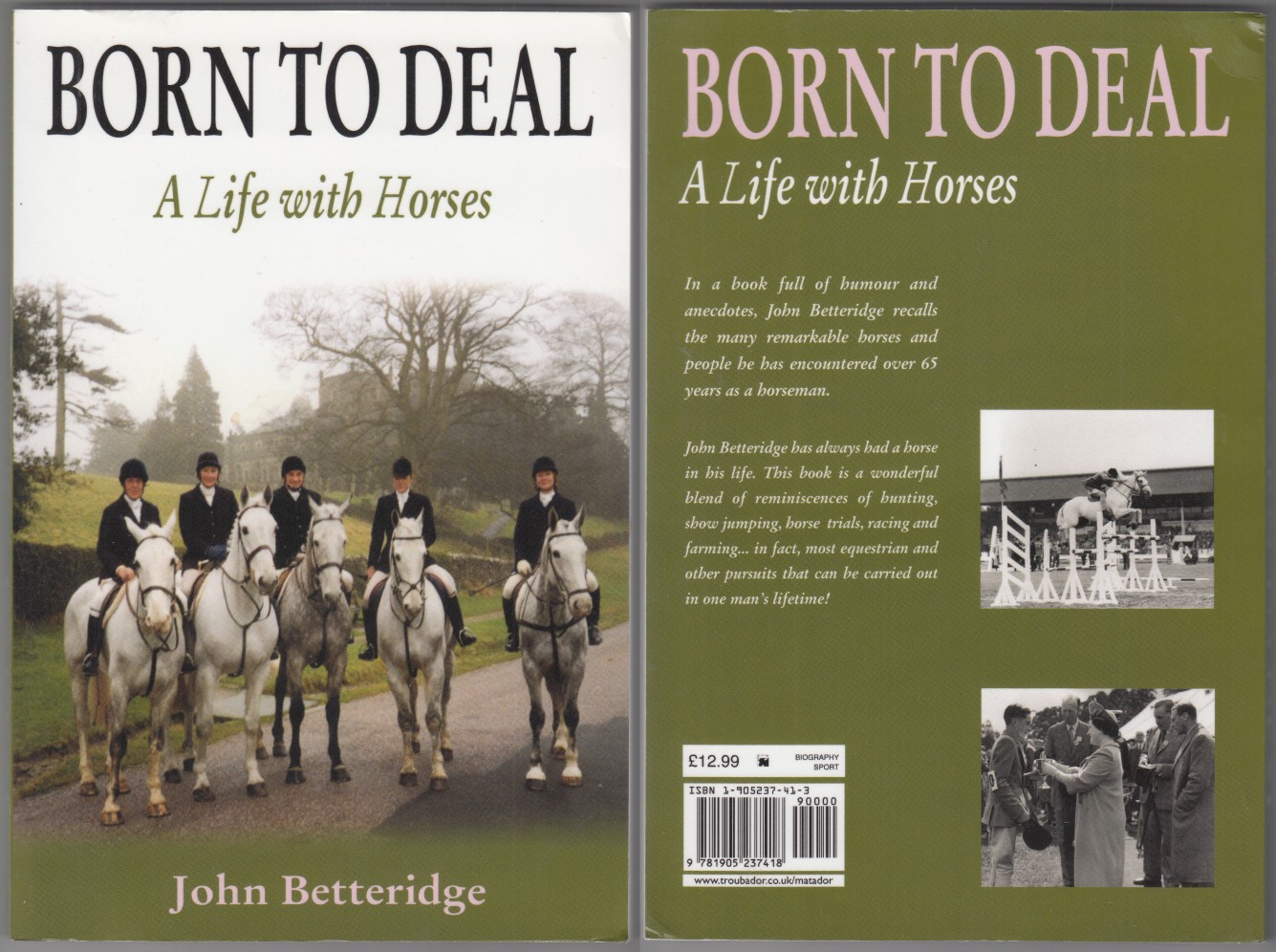 Image for Born To Deal:  A Life with Horses