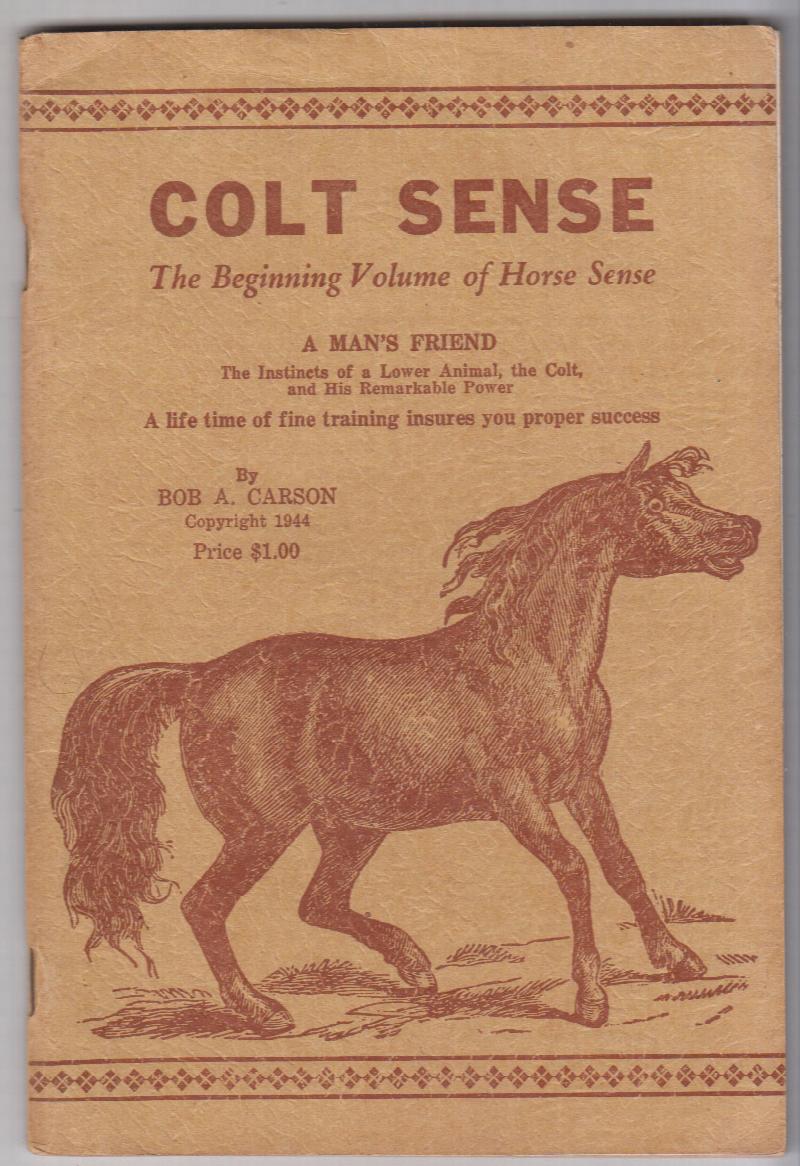 Image for Colt Sense  The Beginning Volume of Horse Sense