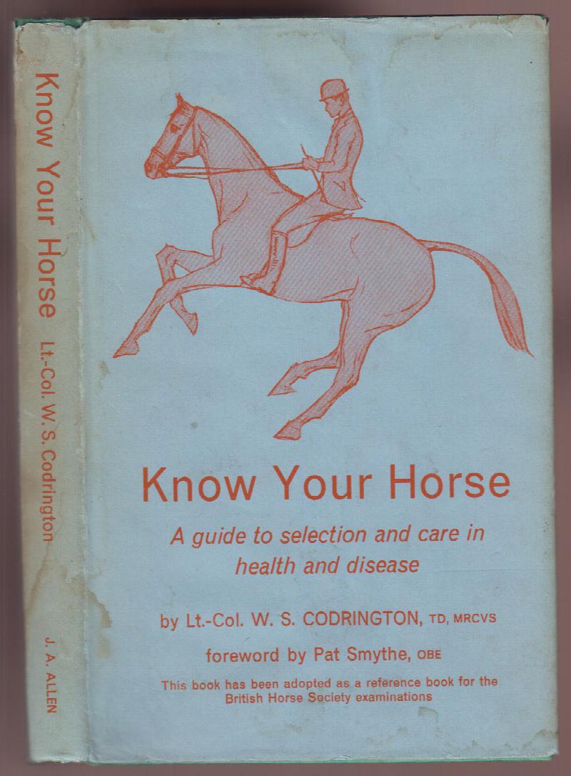 Image for Know Your Horse  A Guide to Selection and Care in Health and Disease