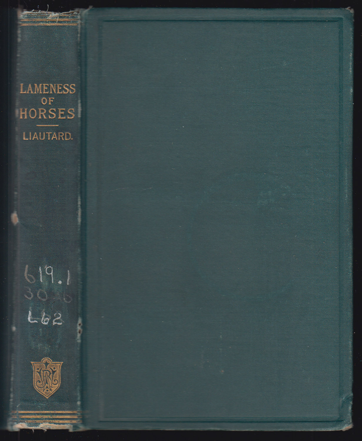 Lameness of Horses and Diseases of the Locomotory Apparatus