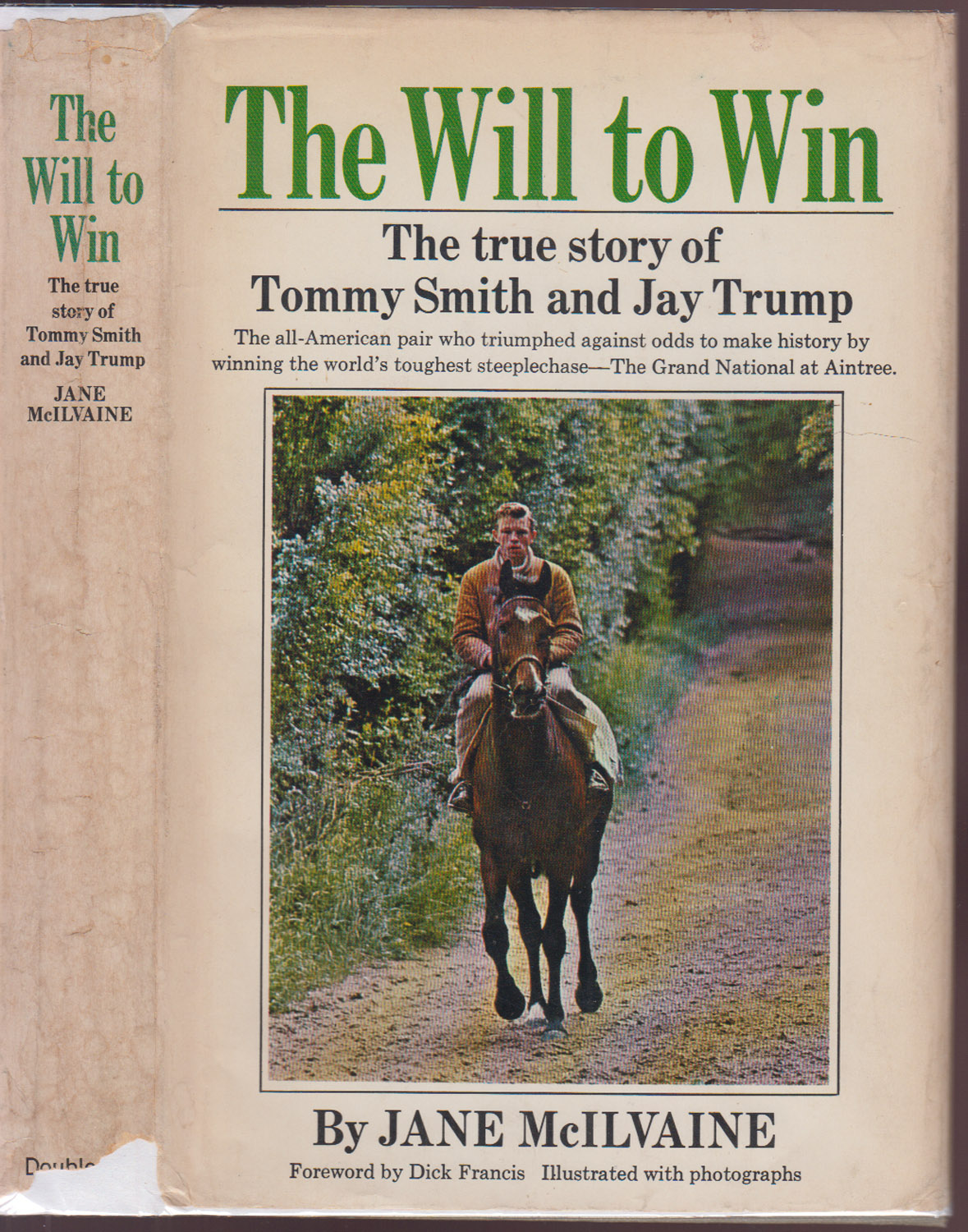 The Will to Win The True Story of Tommy Smith and Jay Trump Author's Presentation Copy