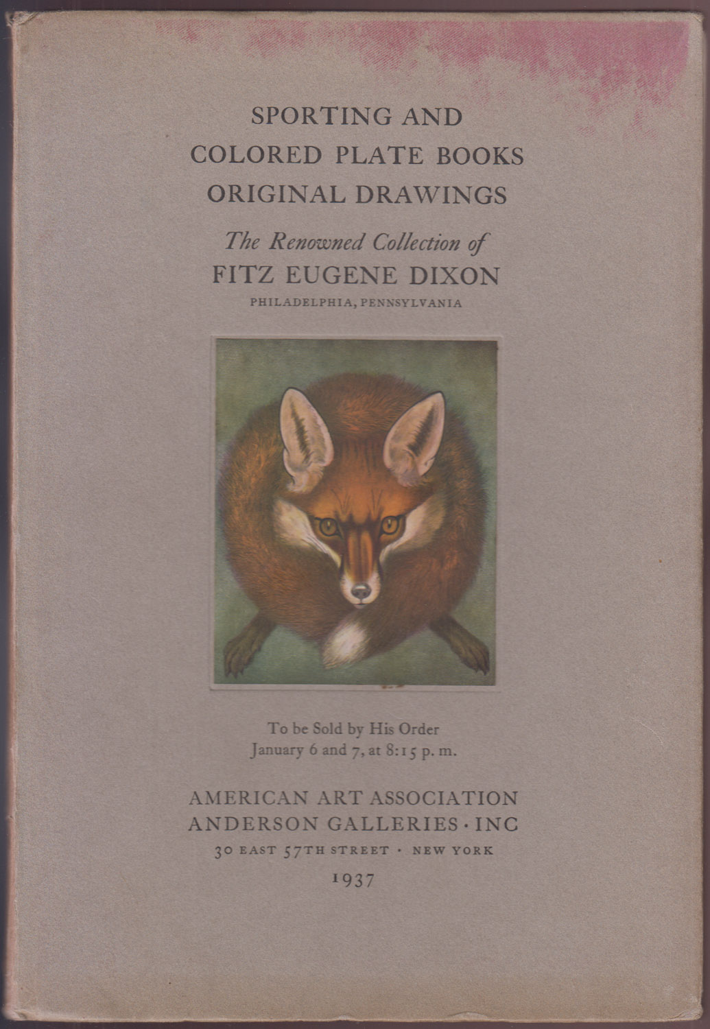 Sporting and Colored Plate Books Illustrated by Henry Alken, Thomas Rowlandson, Edward Orme, and Other Famous Artists. With Many Superb Original Drawings. The Renowned Collection of Fitz Eugene Dixon