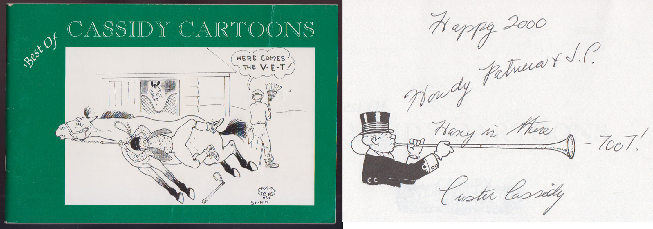 Best of Cassidy Cartoons Author's Presentation Copy