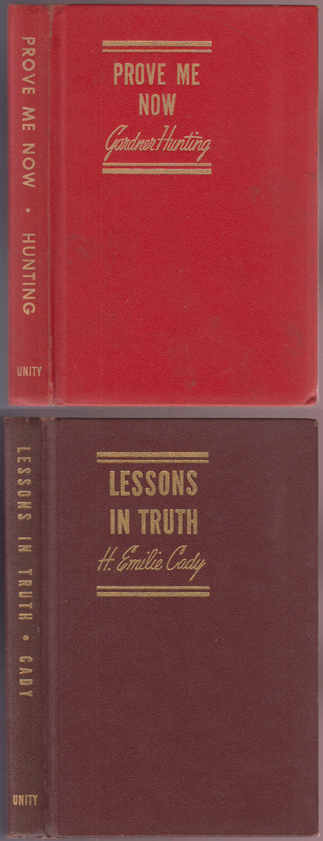 Set of Six Uplifting Volumes from Unity School of Christianity including: Mightier Than Circumstance/ Lessons in Truth/ Lovingly in the Hands of the Father/ Life is for Living/ Prove Me Now/ A More Wonderful You