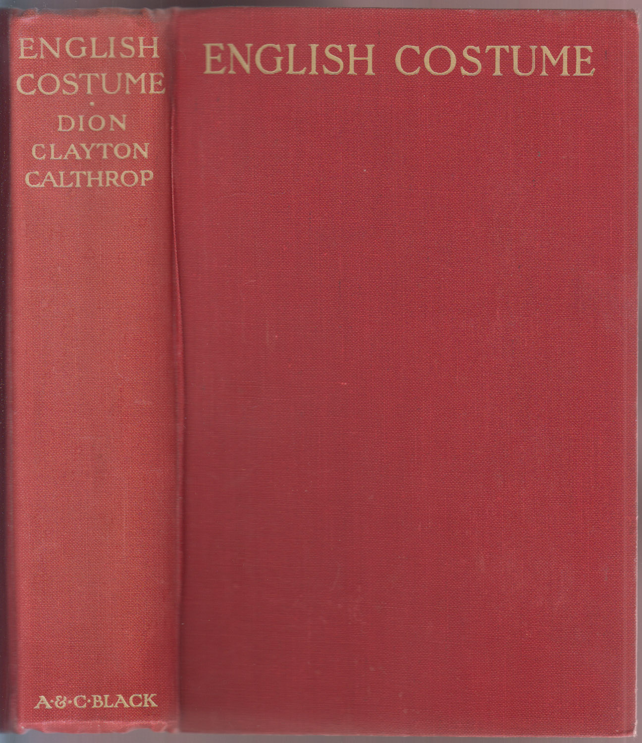 English Costume Painted & Described