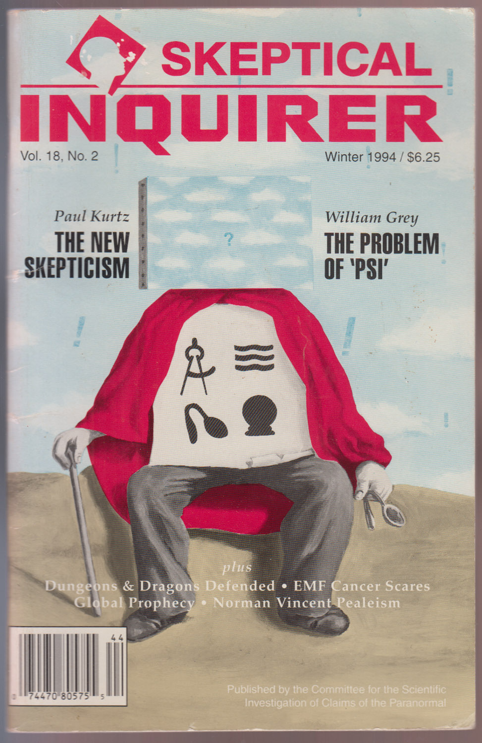 Image for Skeptical Inquirer Vol. 18, No. 2, Winter 1994 Skeptical Inquirer Vol. 18, No. 2, Winter 1994