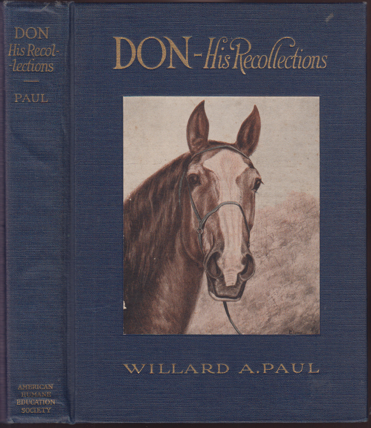 Don - His Recollections Author's Presentation Copy with Add'l Material Laid In