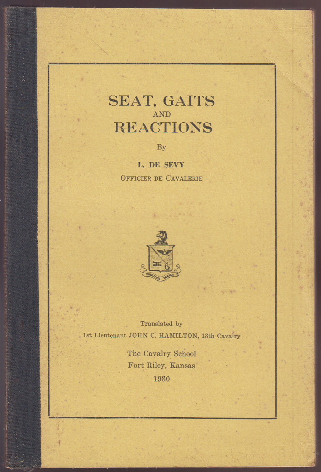 Seat, Gaits and Reactions
