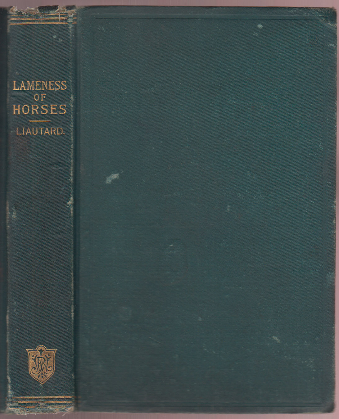 Lameness of Horses and Diseases of the Locomotory Apparatus