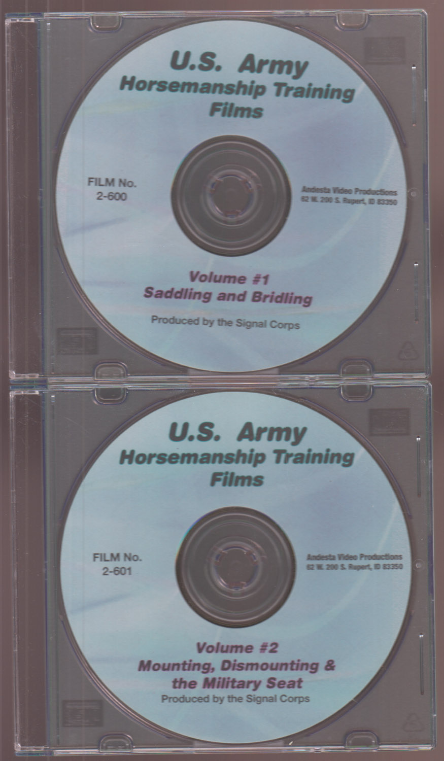 Image for U.S. Army Horsemanship Training Films on Five DVDs U.S. Army Horsemanship Training Films on Five DVDs