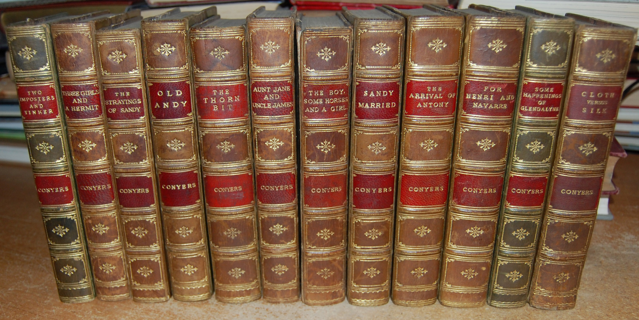 Very Rare 12 Volume Fine Binding Dorothea Conyers Sporting Library