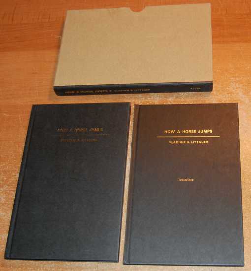 How A Horse Jumps 2 Vol HB in NF Slipcase. 1st Limited Editions Gift Quality