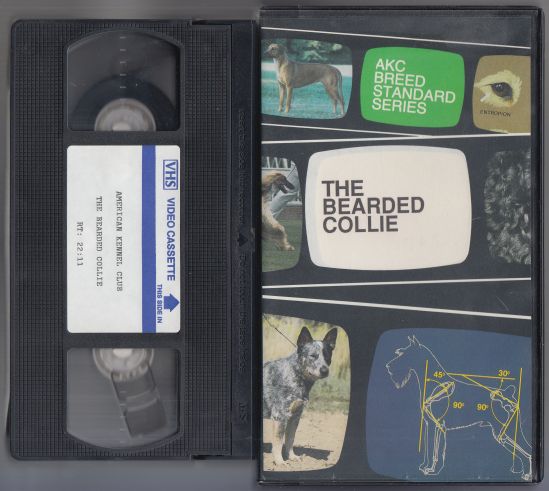 Image for The Bearded Collie AKC Breed Standard Series VHS TAPE