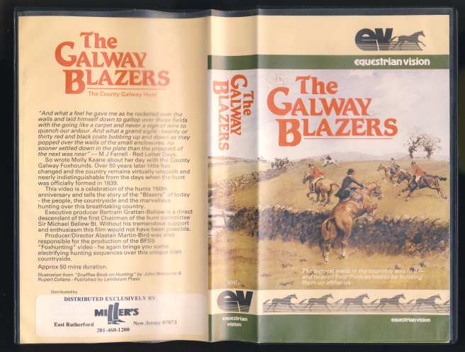 Image for The Galway Blazers, The County Galway Hunt VHS TAPE
